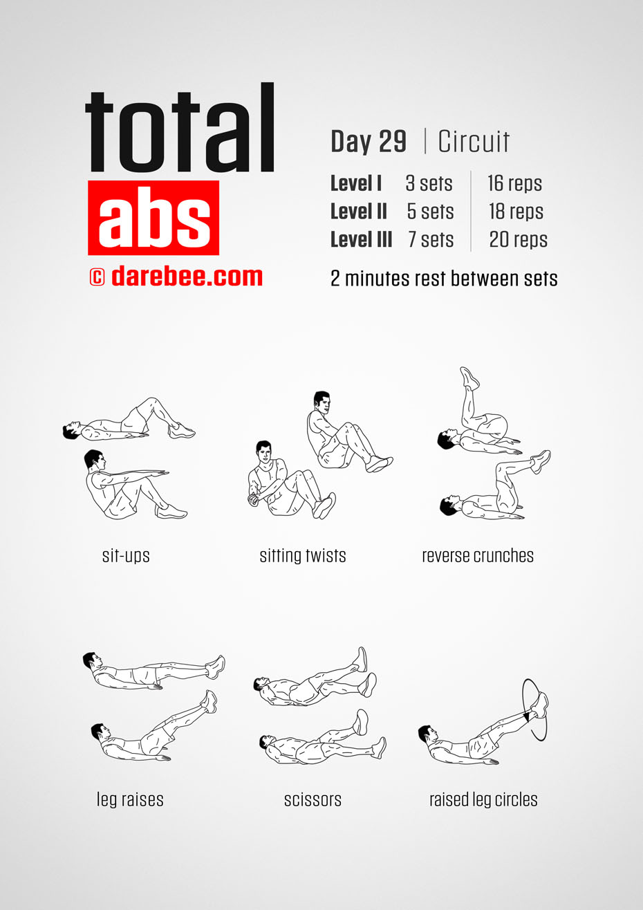 Total Abs 30 Day Program by DAREBEE