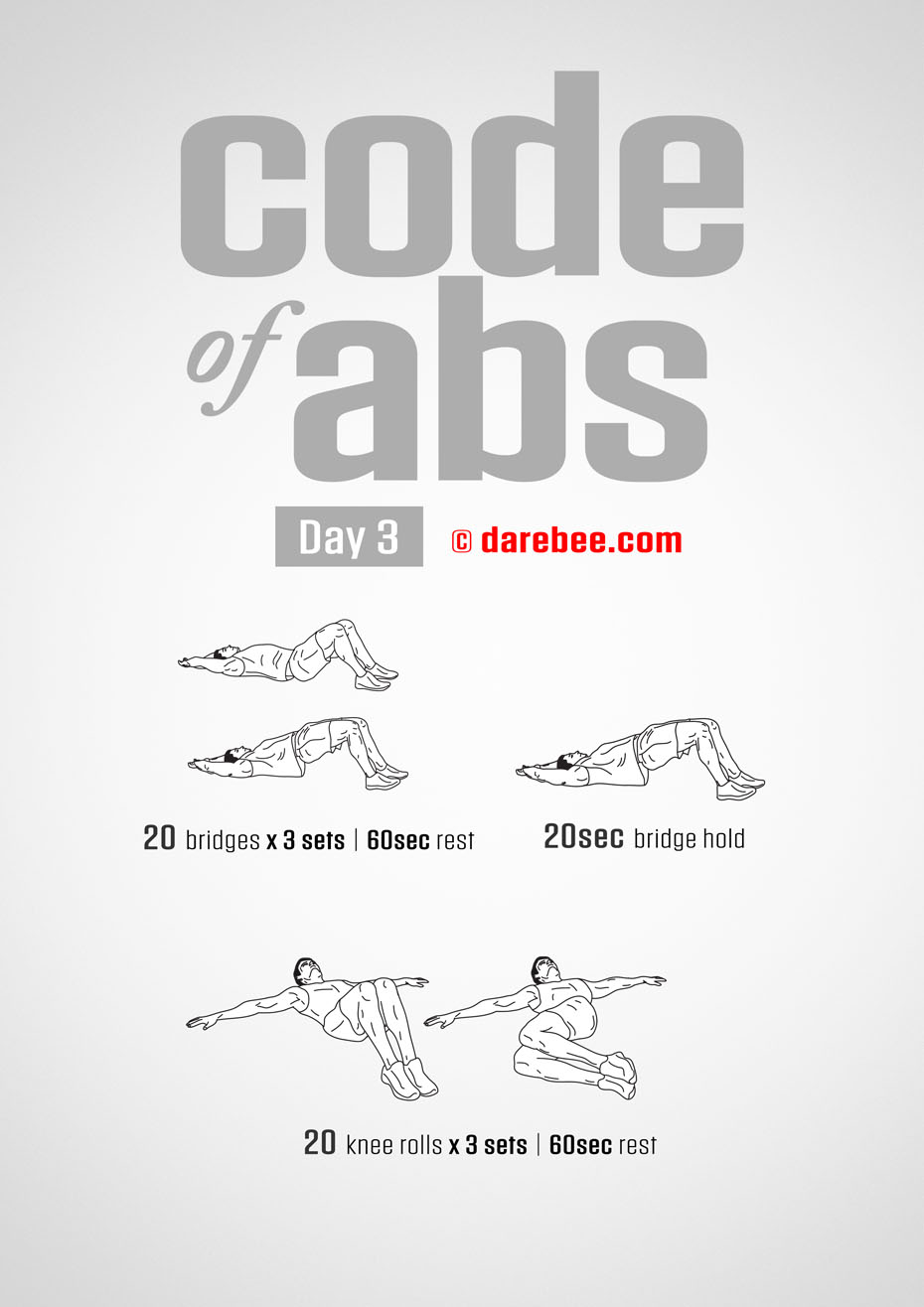 Abs Fitness Program by DAREBEE