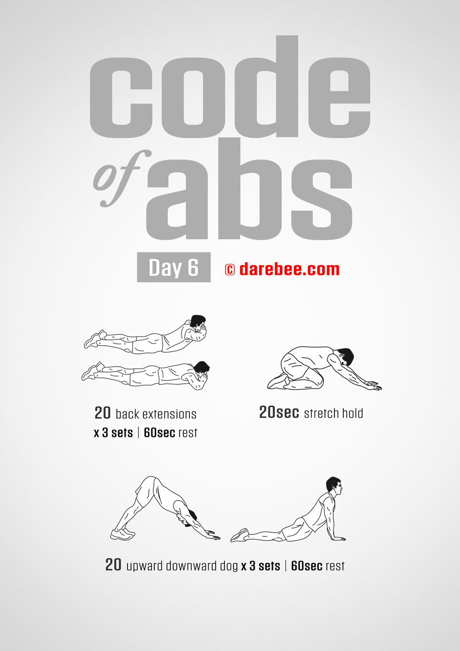 Abs Fitness Program by DAREBEE