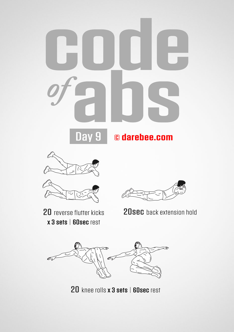 Abs Fitness Program by DAREBEE