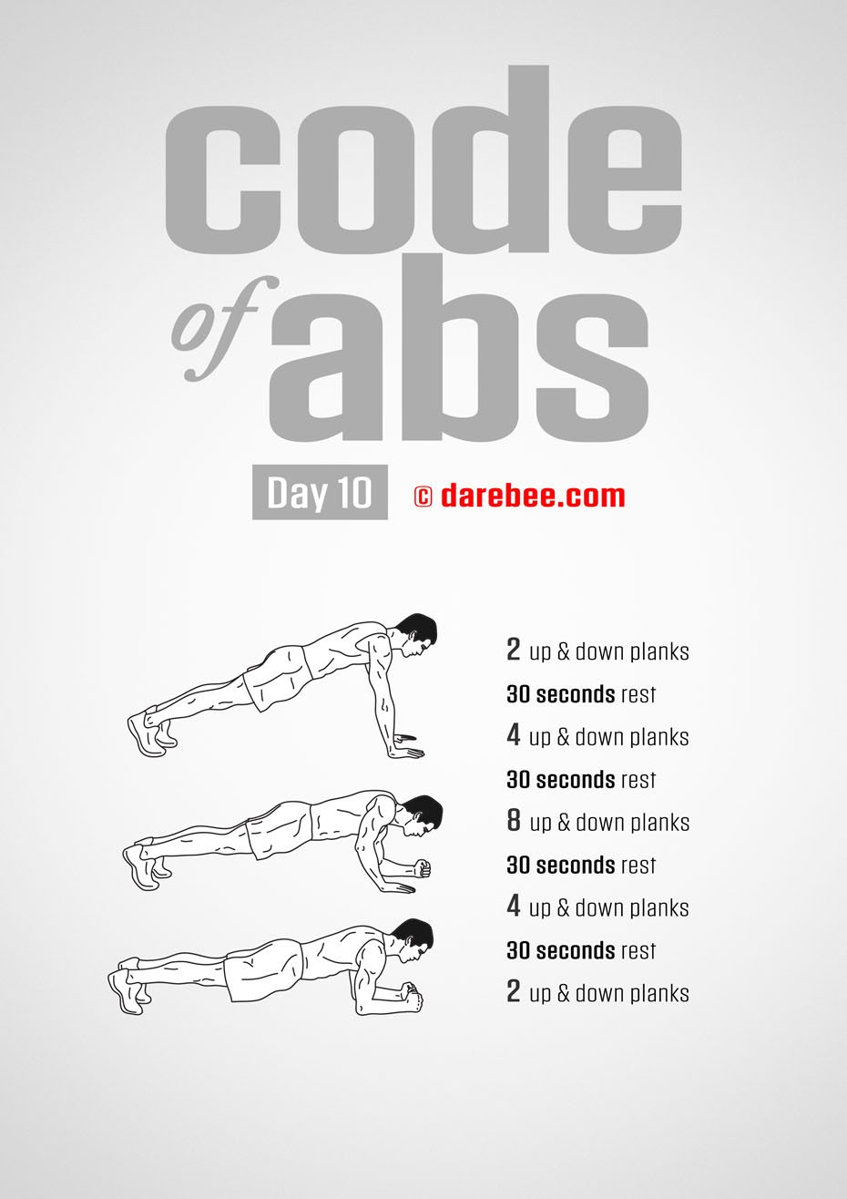 Abs Fitness Program by DAREBEE