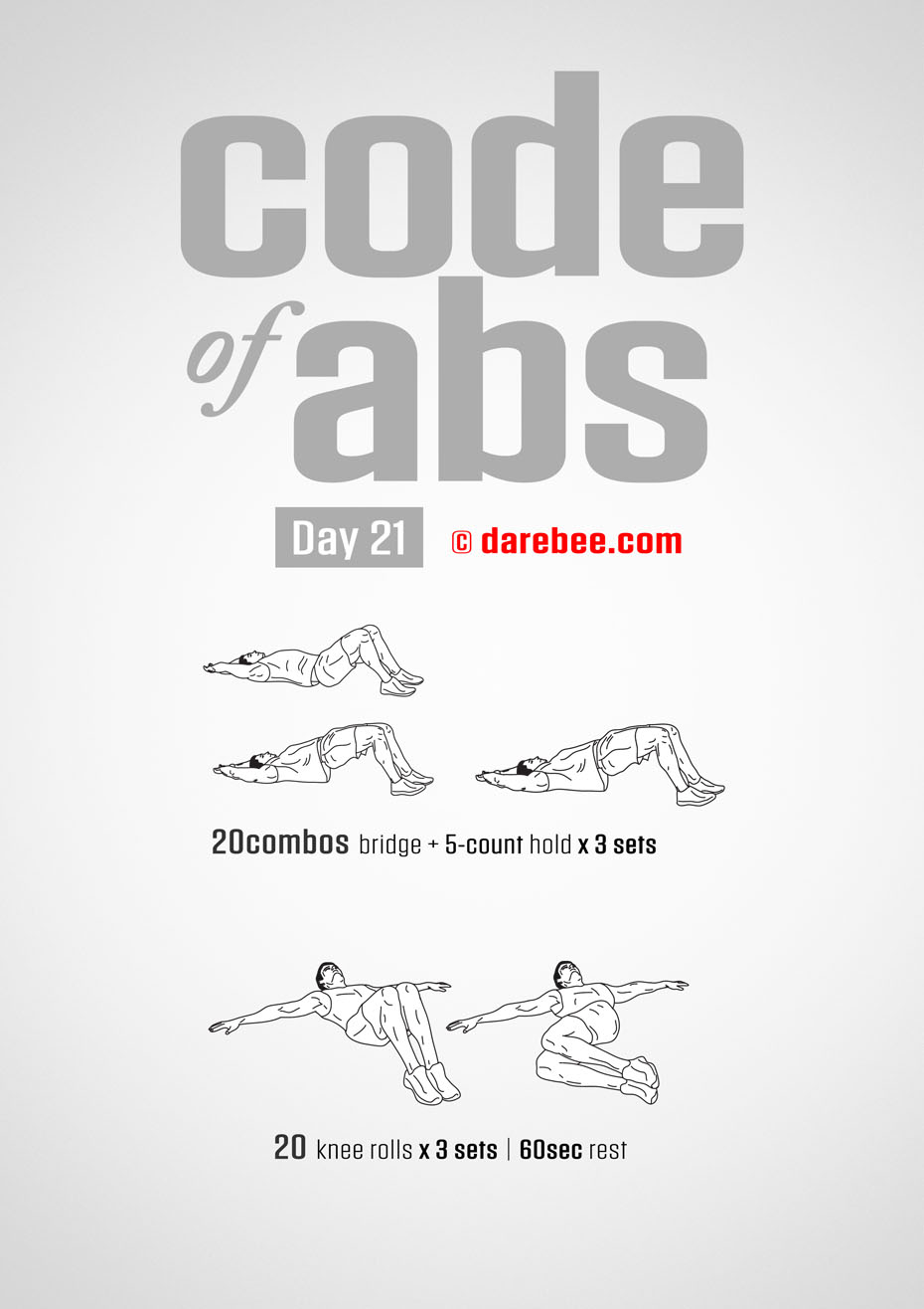 Abs Fitness Program by DAREBEE