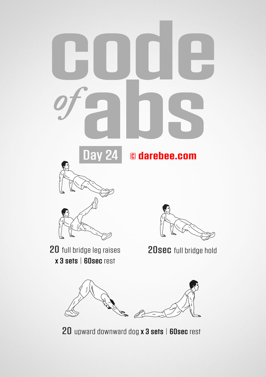 Abs Fitness Program by DAREBEE