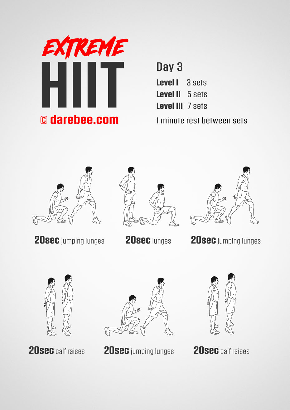 Extreme HIIT by DAREBEE