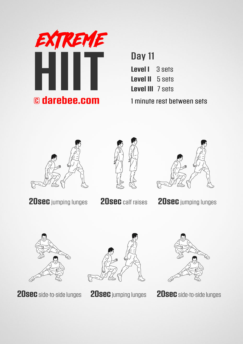 Extreme HIIT by DAREBEE