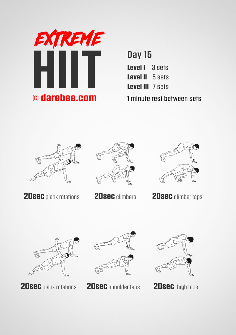 Extreme HIIT by DAREBEE