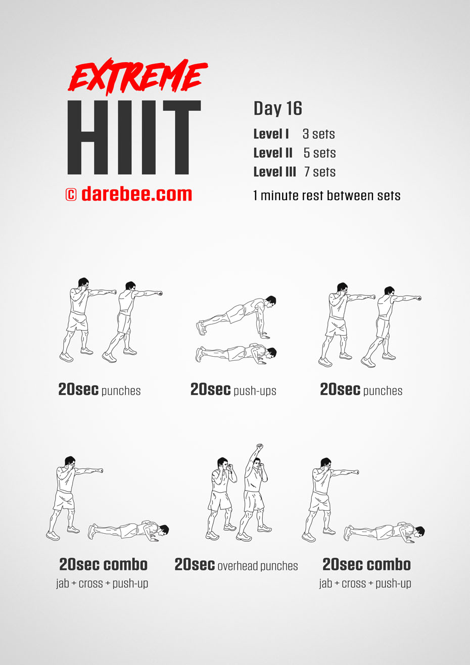 Extreme HIIT by DAREBEE