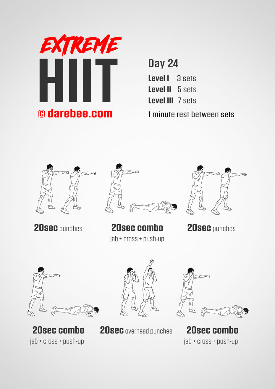 Extreme HIIT by DAREBEE