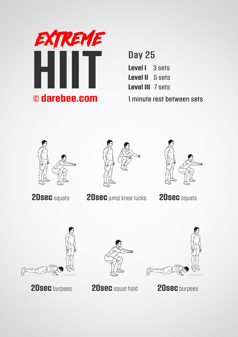 Extreme HIIT by DAREBEE