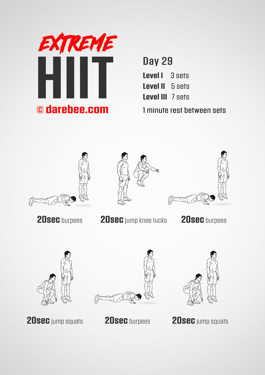 Extreme HIIT by DAREBEE