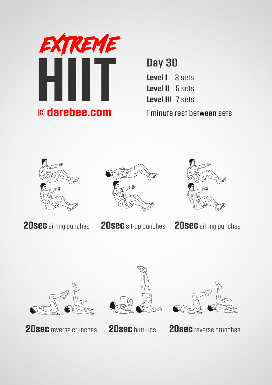 Extreme HIIT by DAREBEE