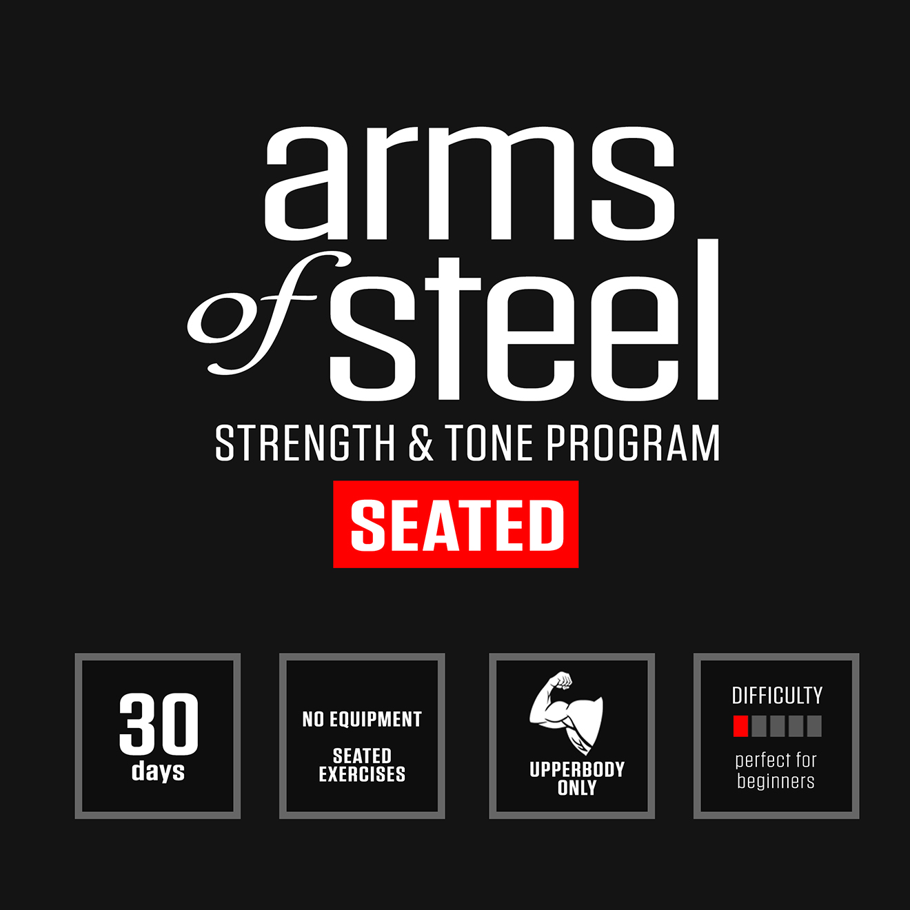 Arms of Steel Seated - Upperbody Program by DAREBEE