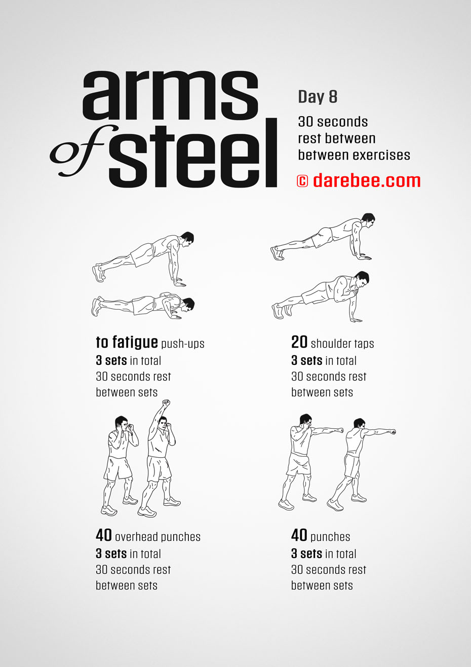 Arms of Steel - Upperbody Program by DAREBEE