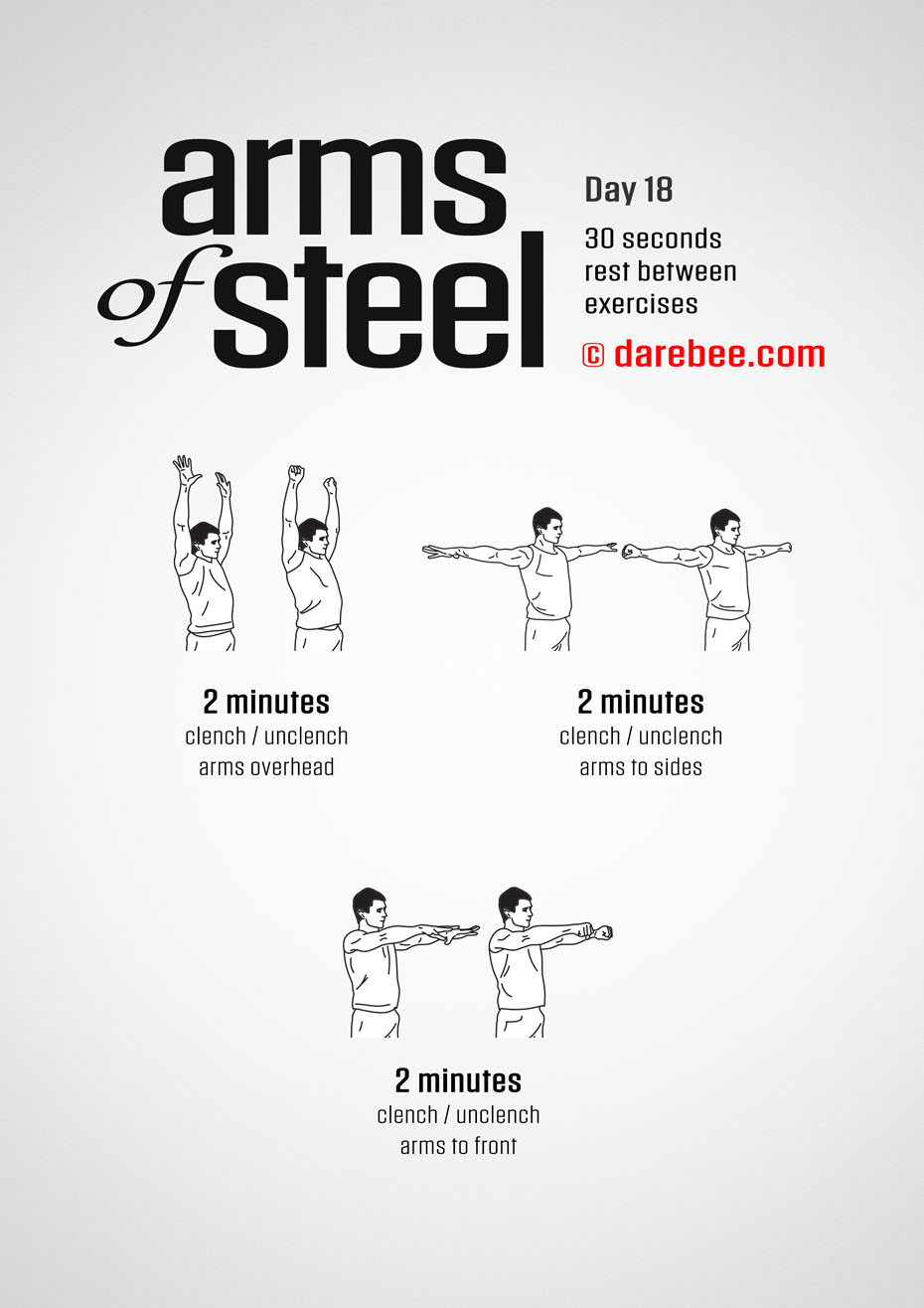 Arms of Steel - Upperbody Program by DAREBEE