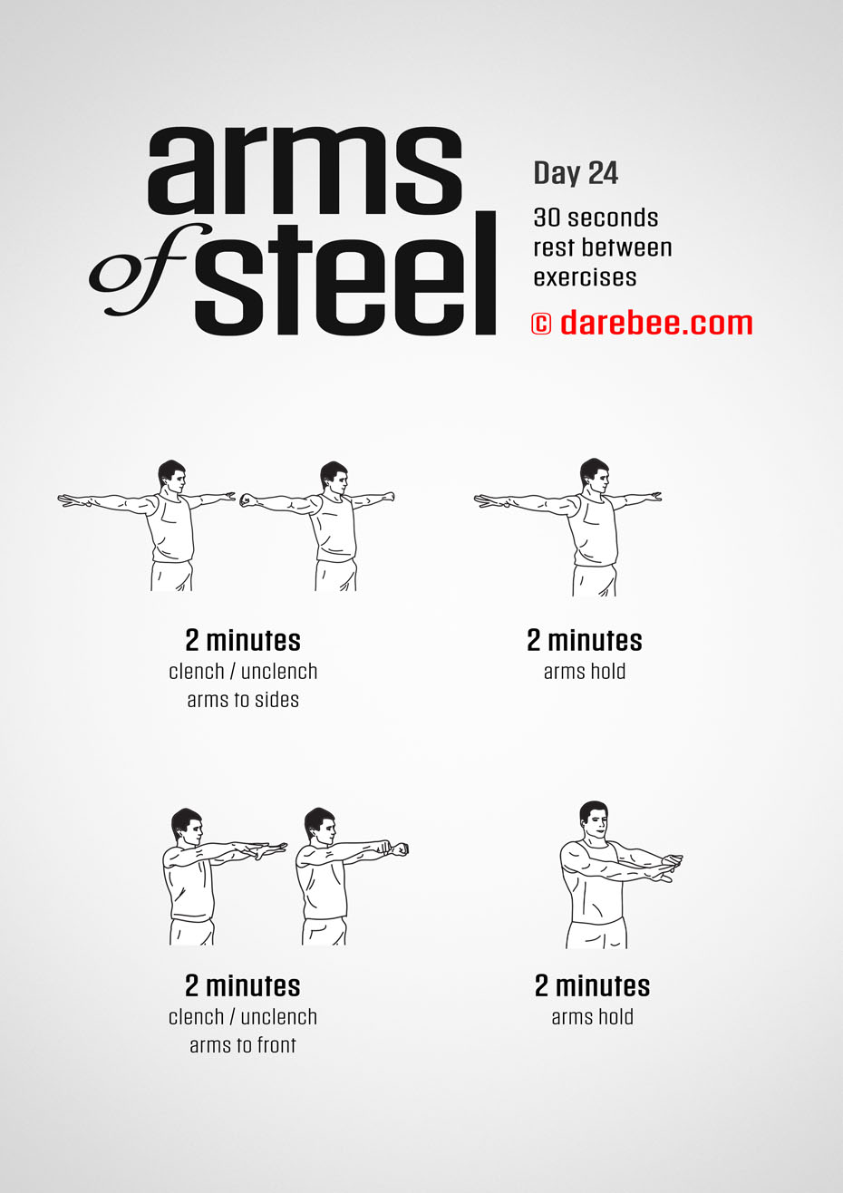 Arms of Steel - Upperbody Program by DAREBEE