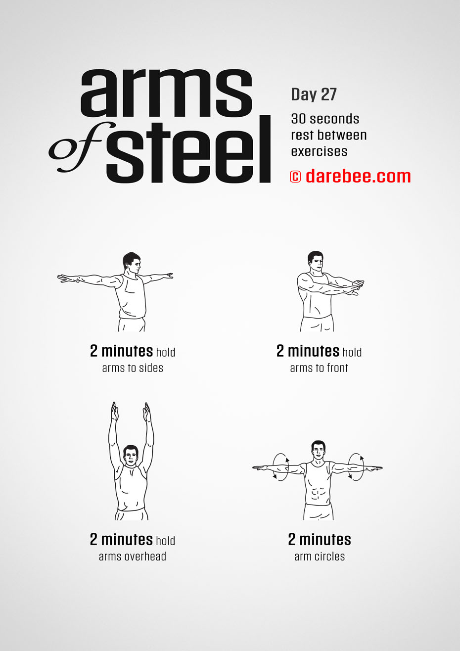 Arms of Steel - Upperbody Program by DAREBEE