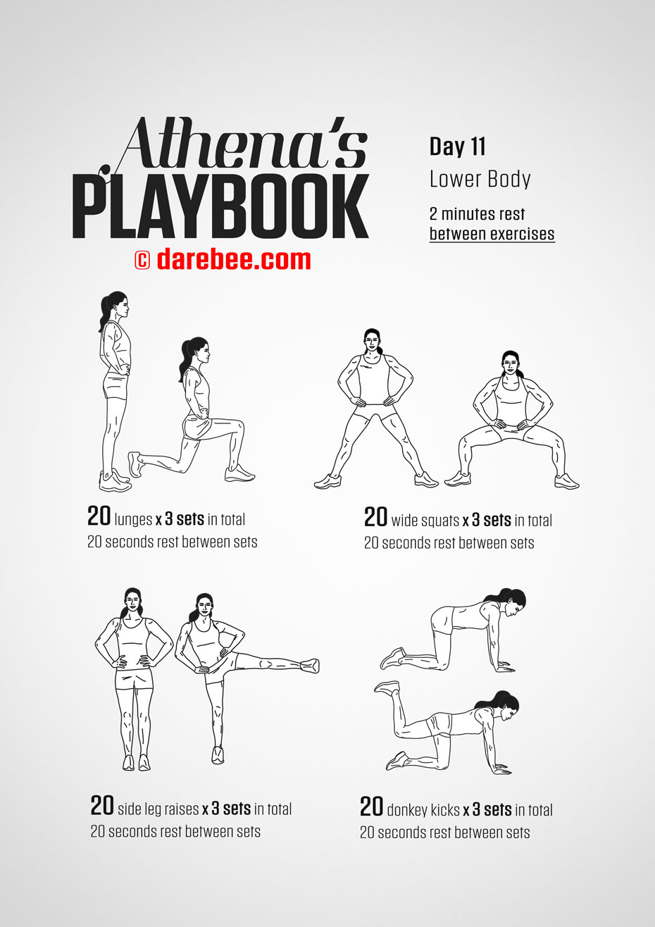 Athena's Playbook - 30 Day Program by DAREBEE