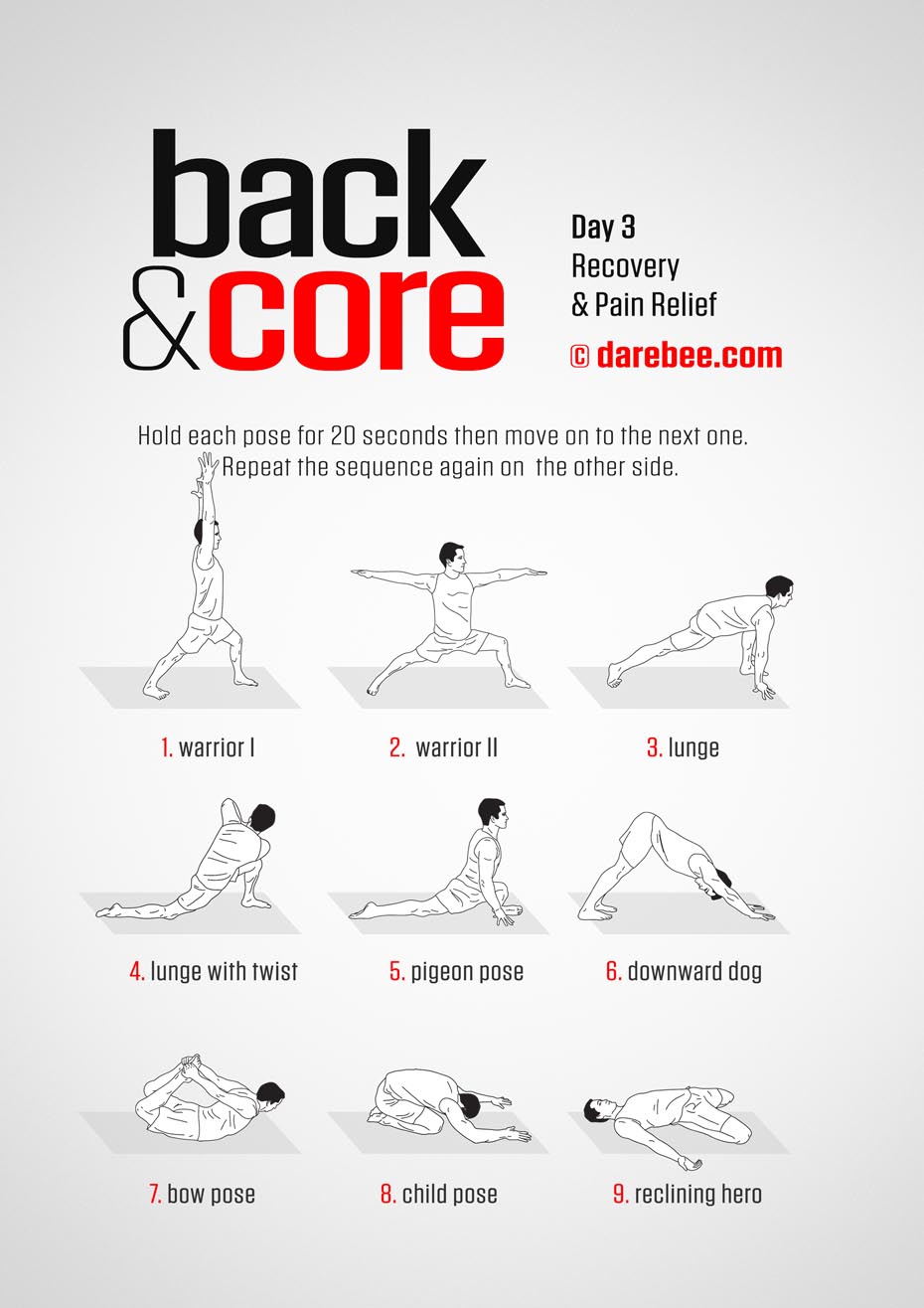 Back and Core - 30 Day Program by DAREBEE