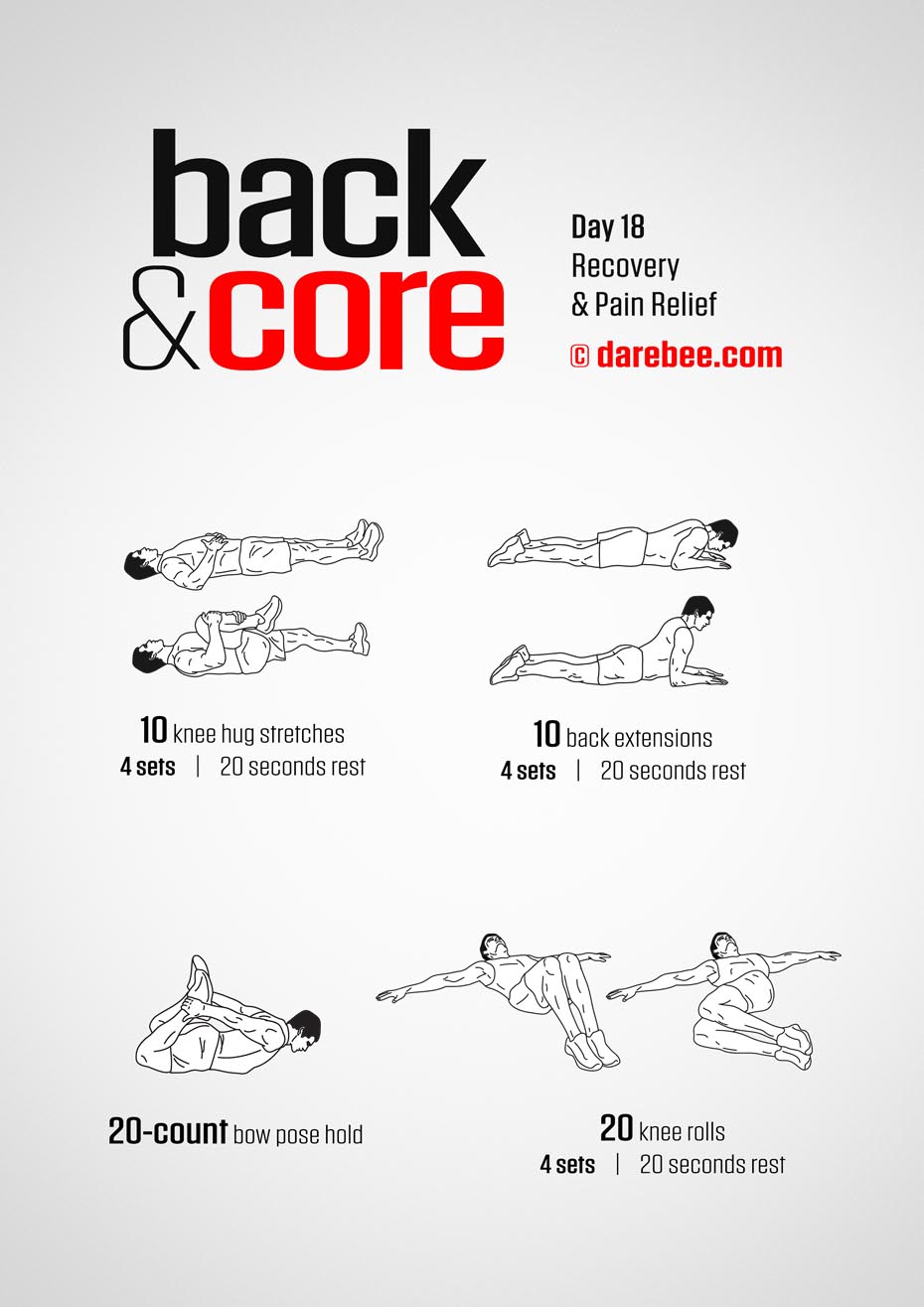 Back and Core - 30 Day Program by DAREBEE