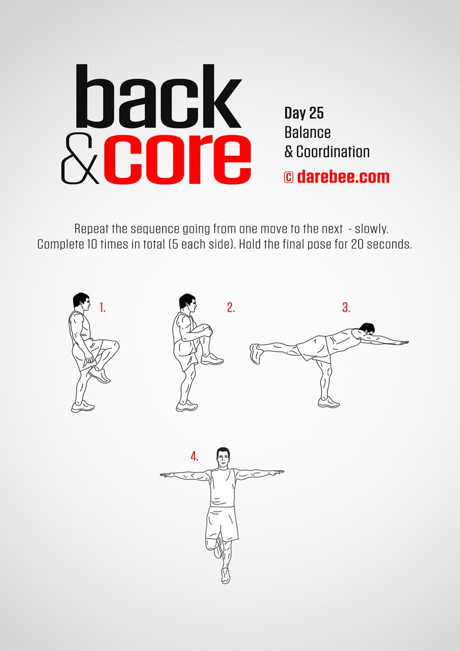 Back and Core - 30 Day Program by DAREBEE