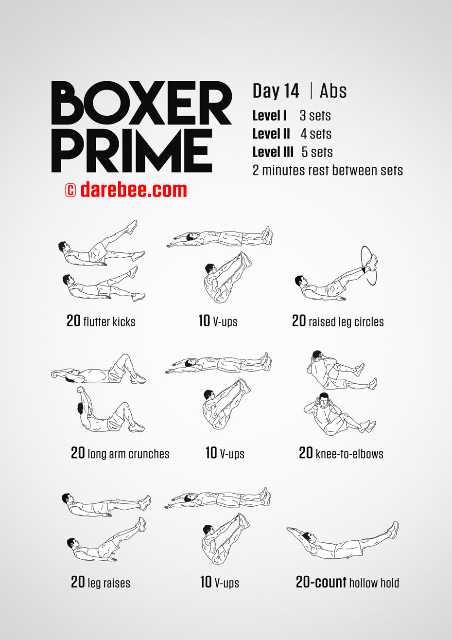 Boxer Prime: 30-Day Fitness Program