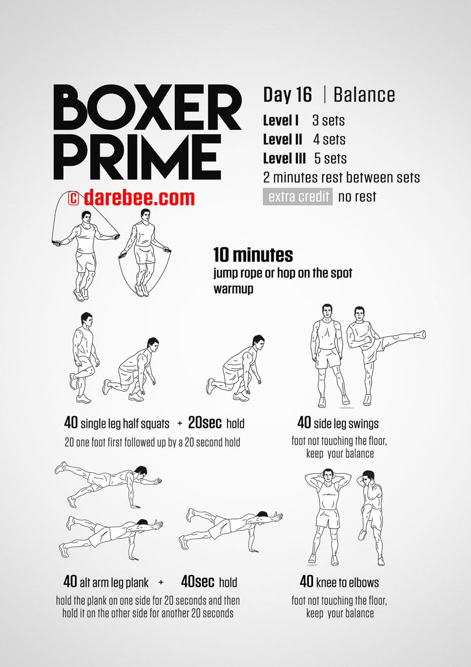 Boxer Prime: 30-Day Fitness Program