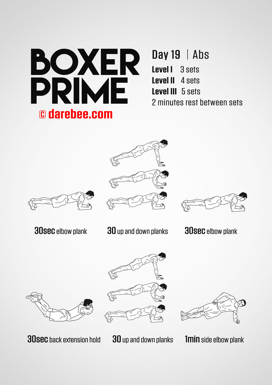 Boxer Prime: 30-Day Fitness Program