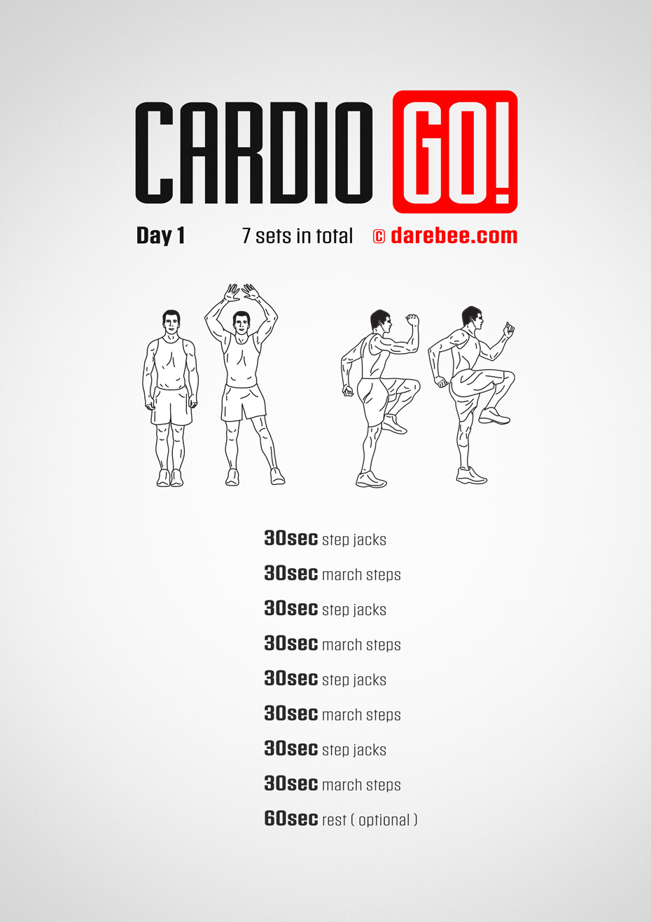 Cardio Go! - 30 Day Bodyweight Program