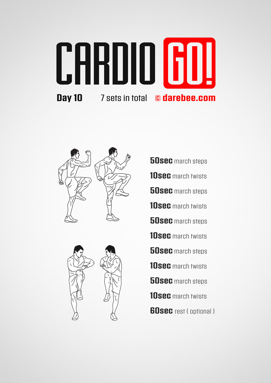 Cardio Go! - 30 Day Bodyweight Program