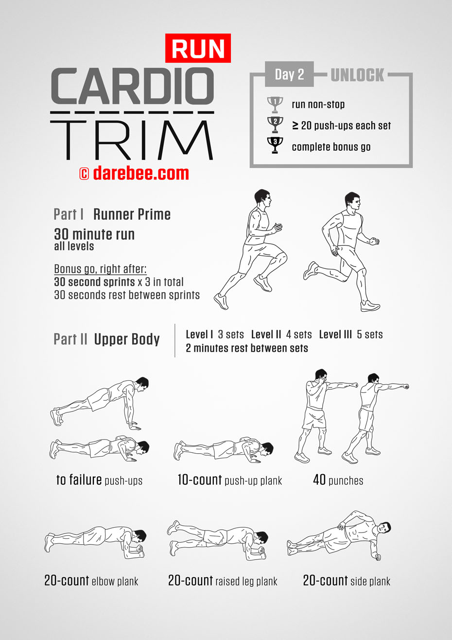 Cardio Trim Run: 30-Day Fitness Program