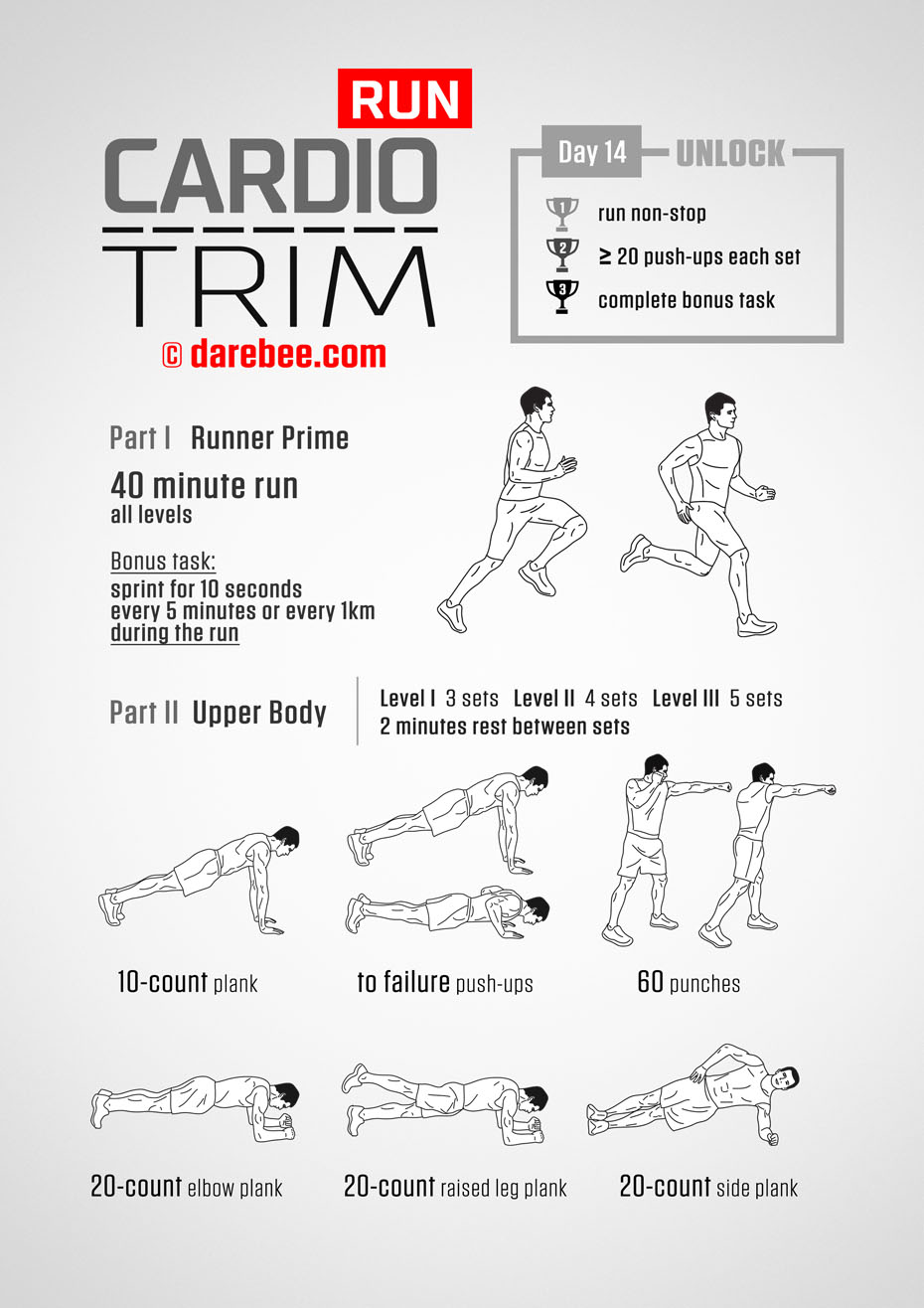 Cardio Trim Run: 30-Day Fitness Program