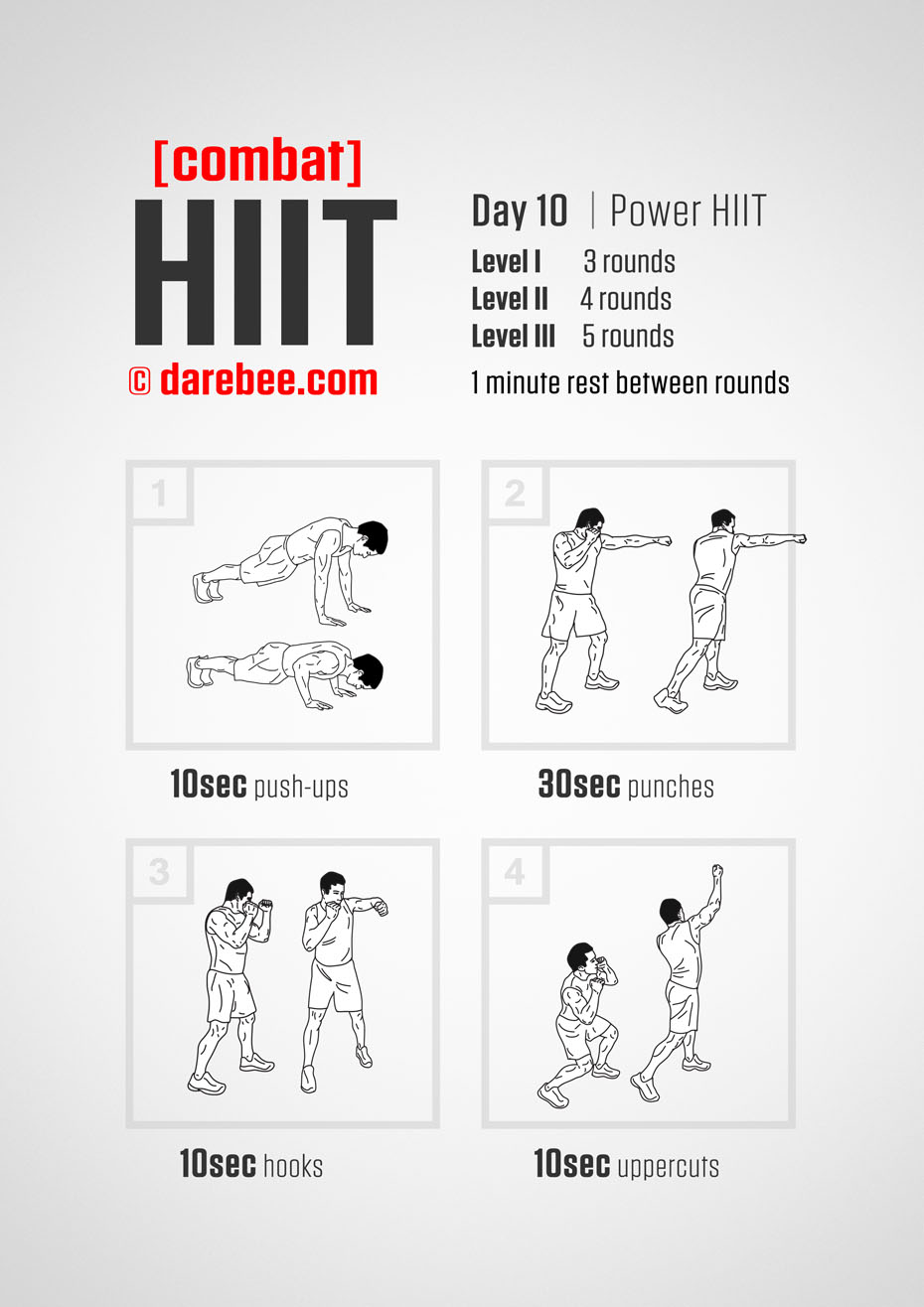 COMBAT HIIT by DAREBEE