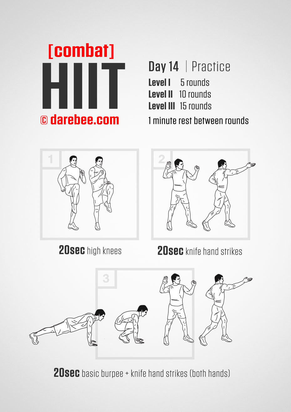 COMBAT HIIT by DAREBEE