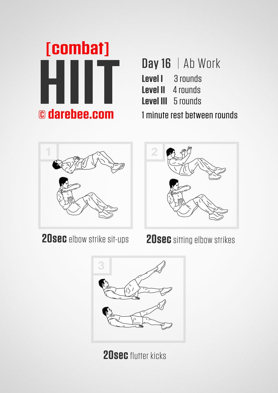 COMBAT HIIT by DAREBEE