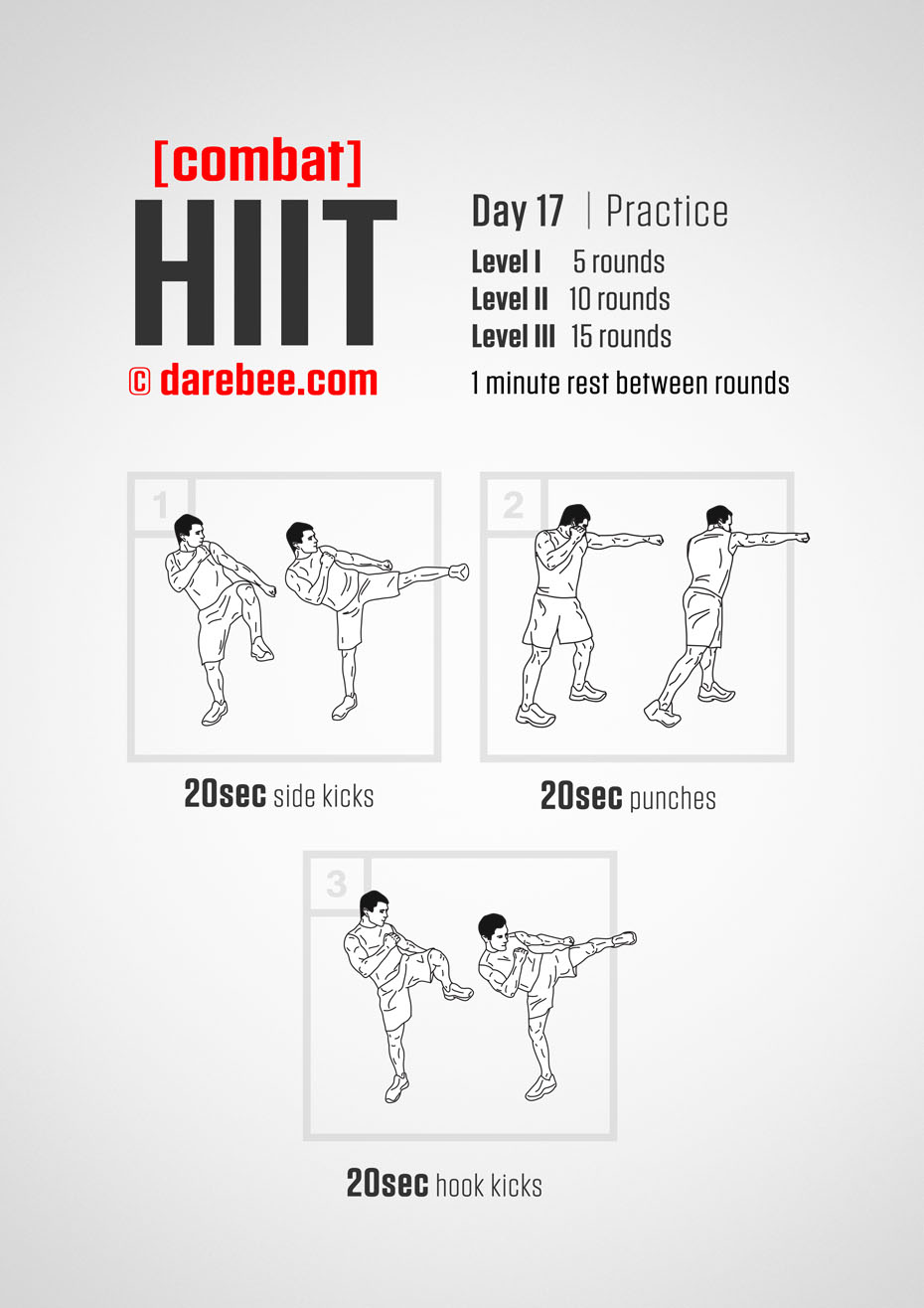 COMBAT HIIT by DAREBEE