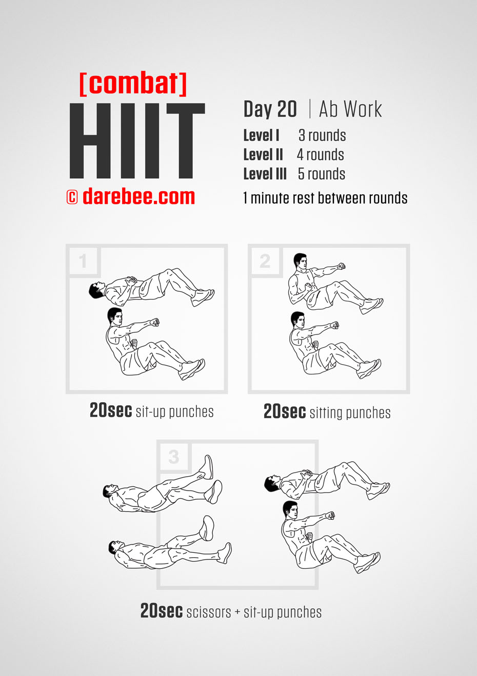 COMBAT HIIT by DAREBEE