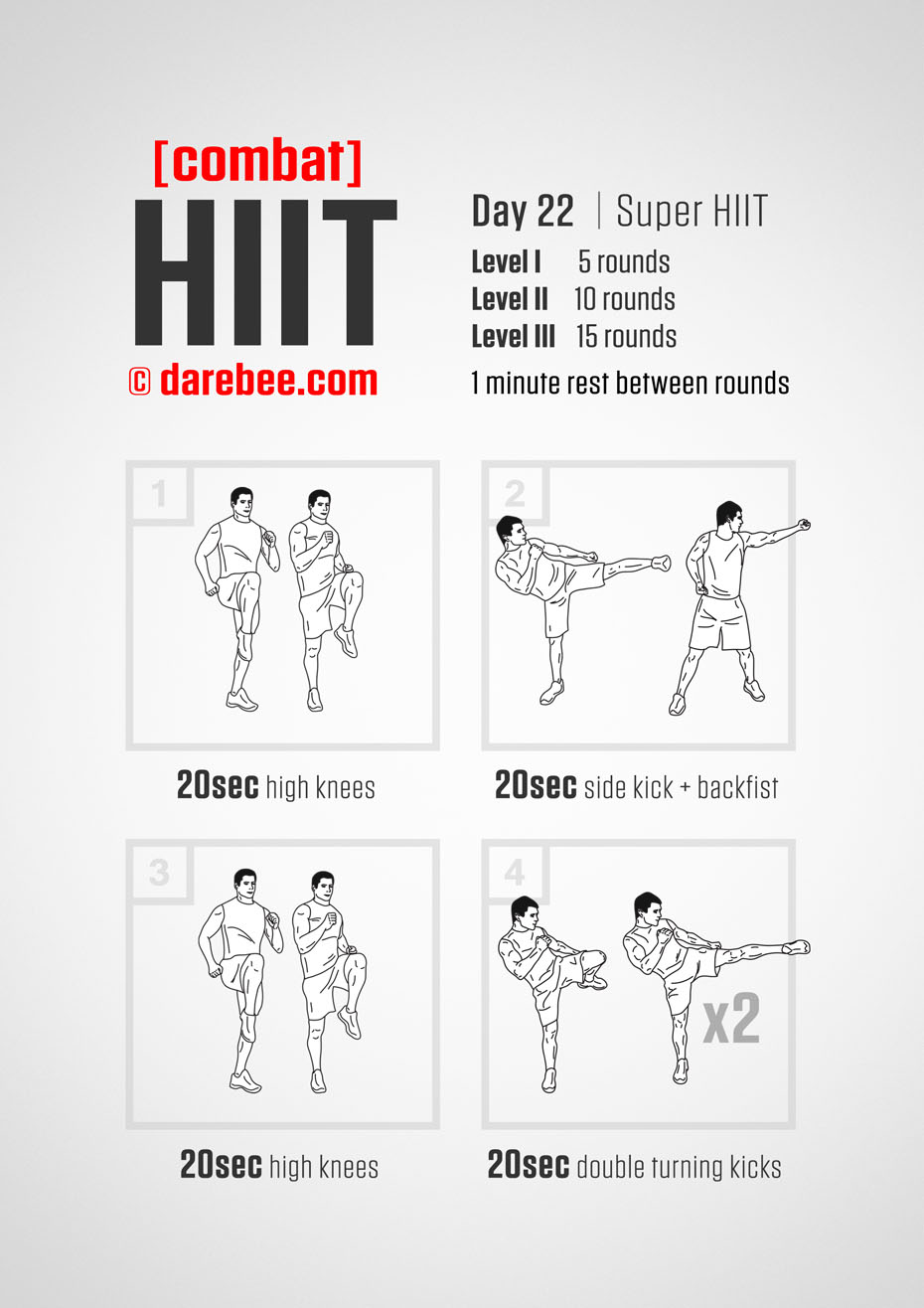 COMBAT HIIT by DAREBEE