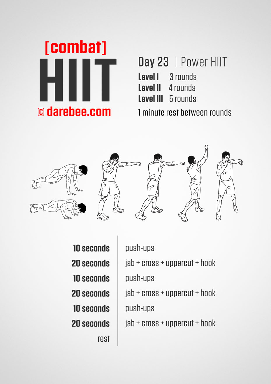 COMBAT HIIT by DAREBEE