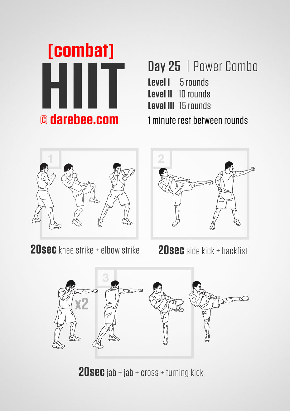 COMBAT HIIT by DAREBEE