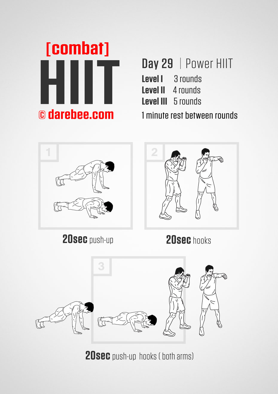 COMBAT HIIT by DAREBEE