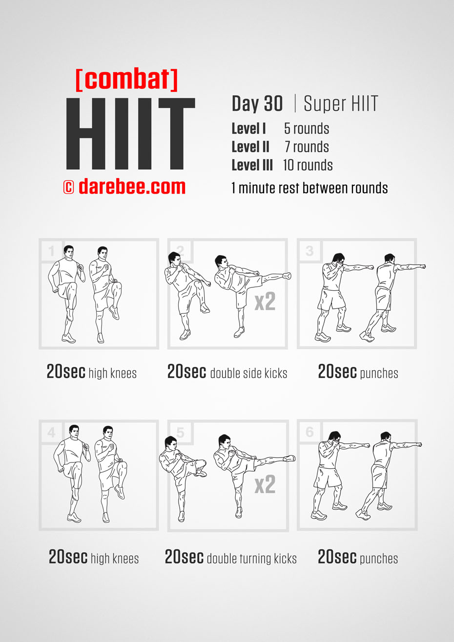 COMBAT HIIT by DAREBEE