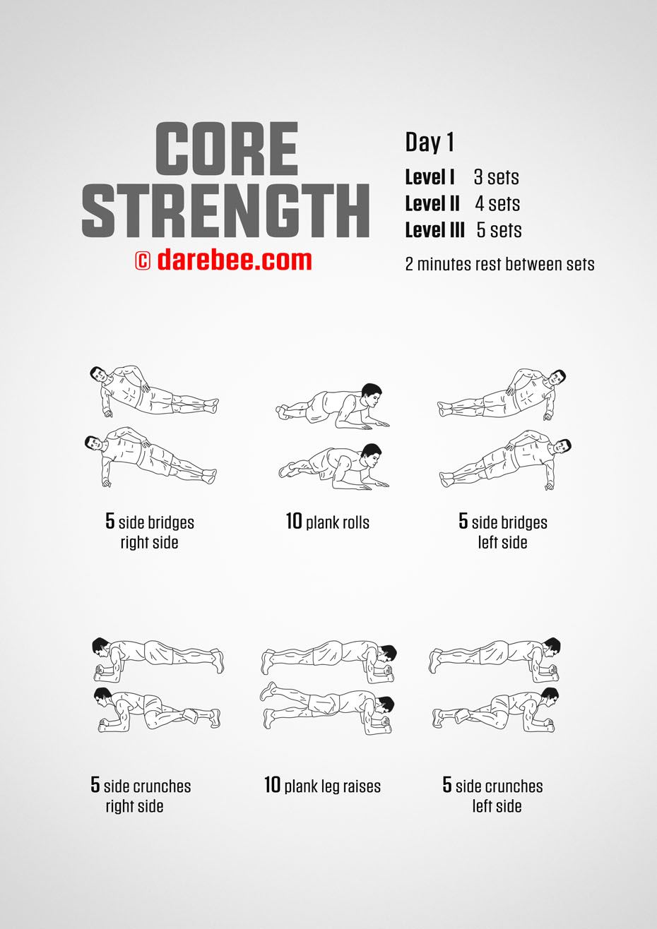 Core Strength - 30 Day Core Bodyweight Program