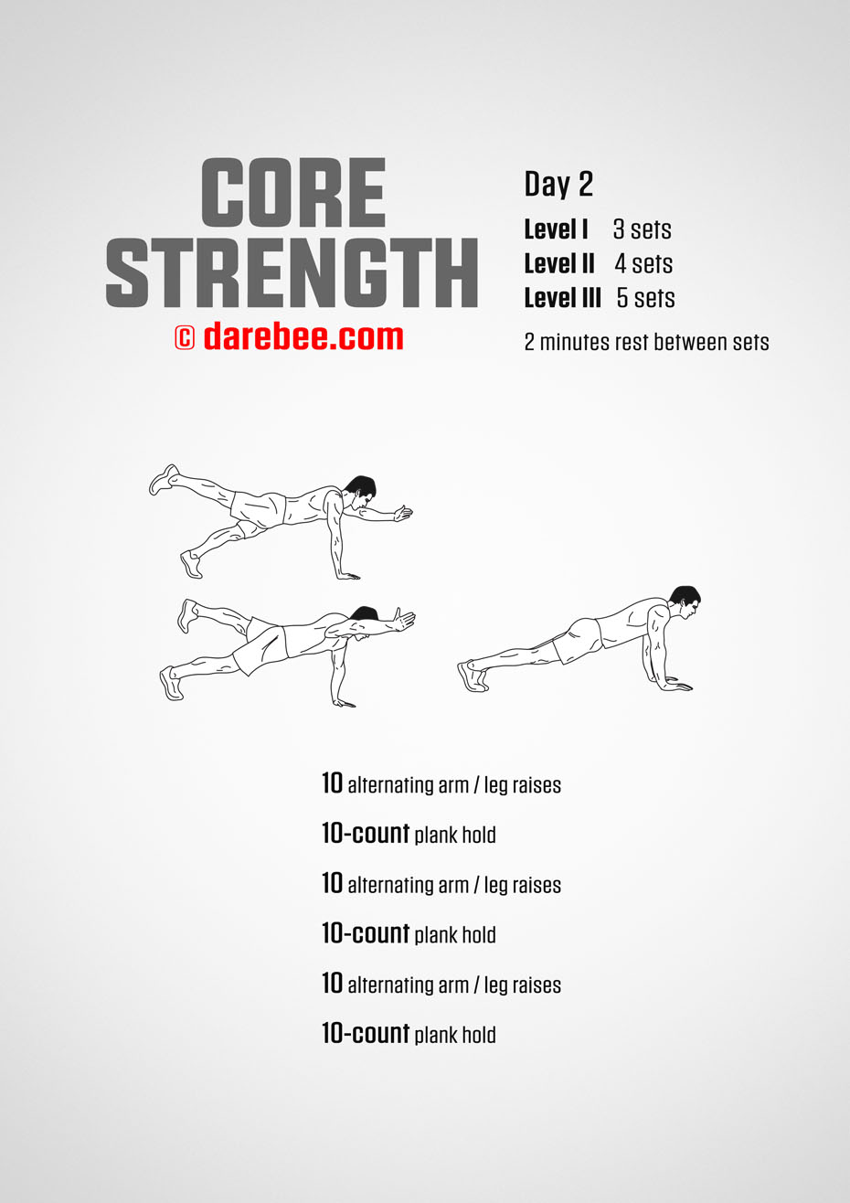 Core Strength - 30 Day Core Bodyweight Program