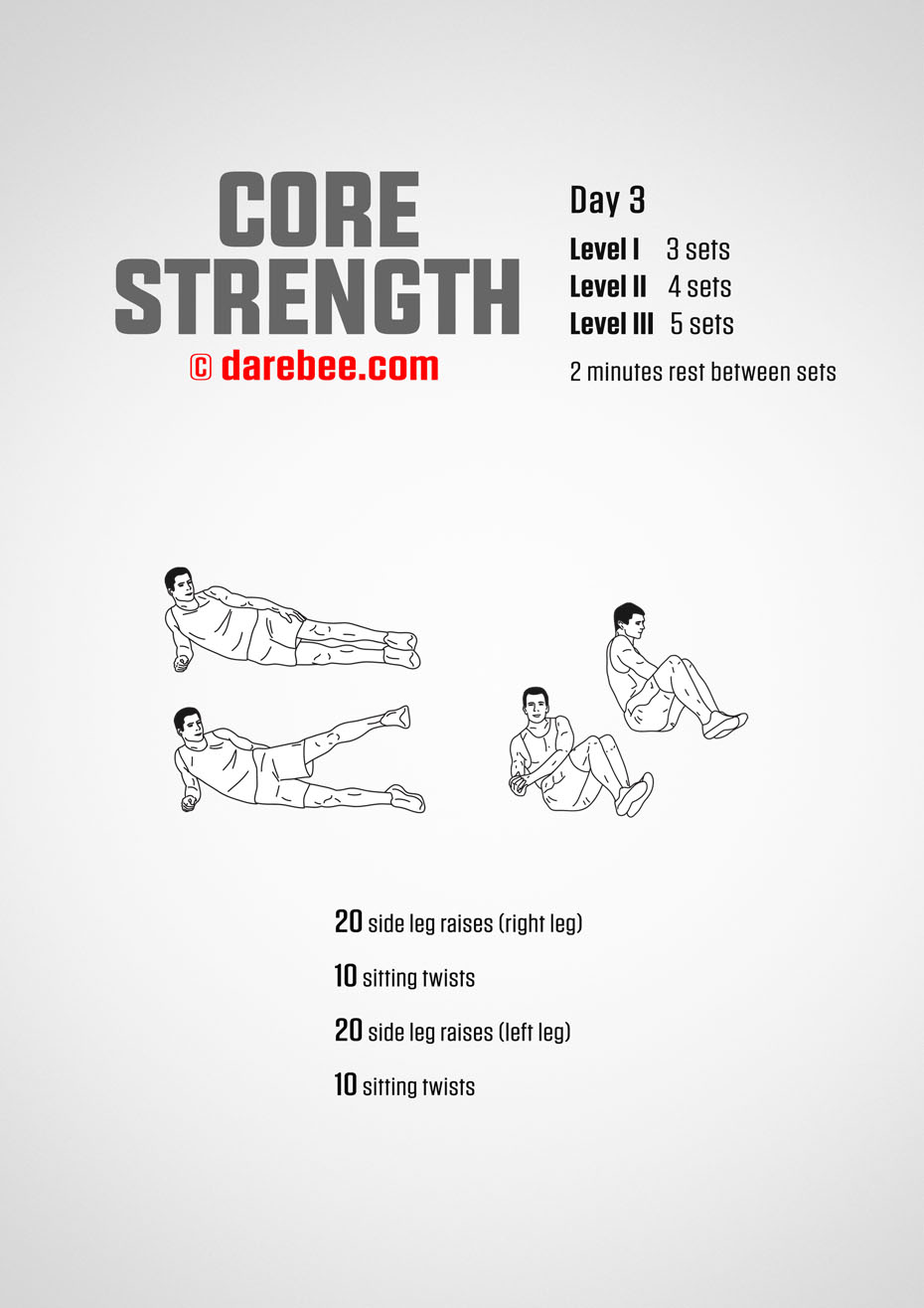 Core Strength - 30 Day Core Bodyweight Program