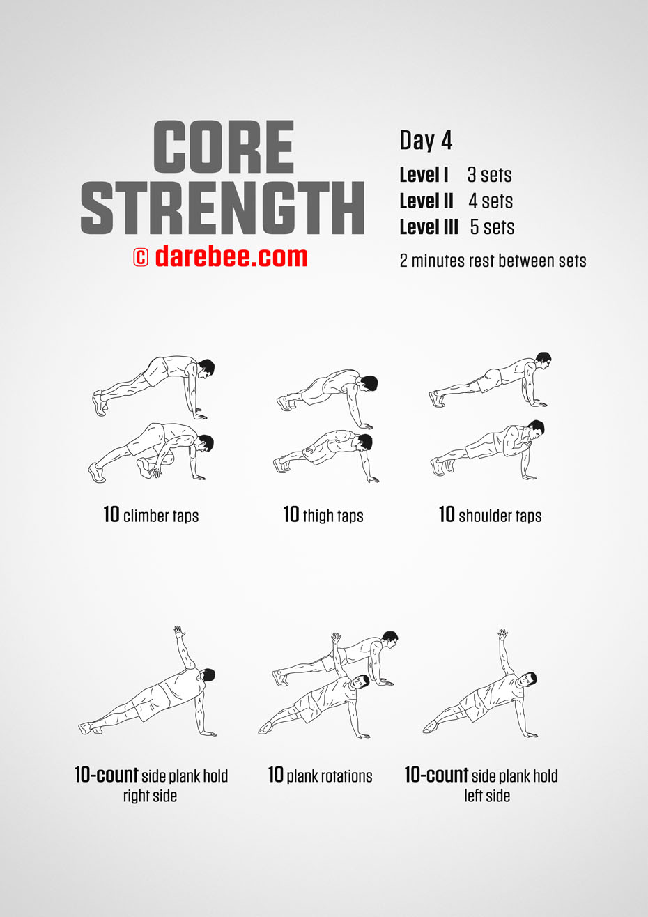 Core Strength - 30 Day Core Bodyweight Program