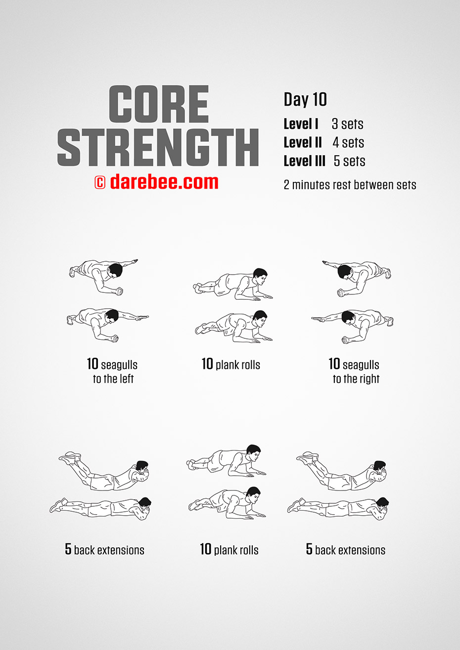 Core Strength - 30 Day Core Bodyweight Program