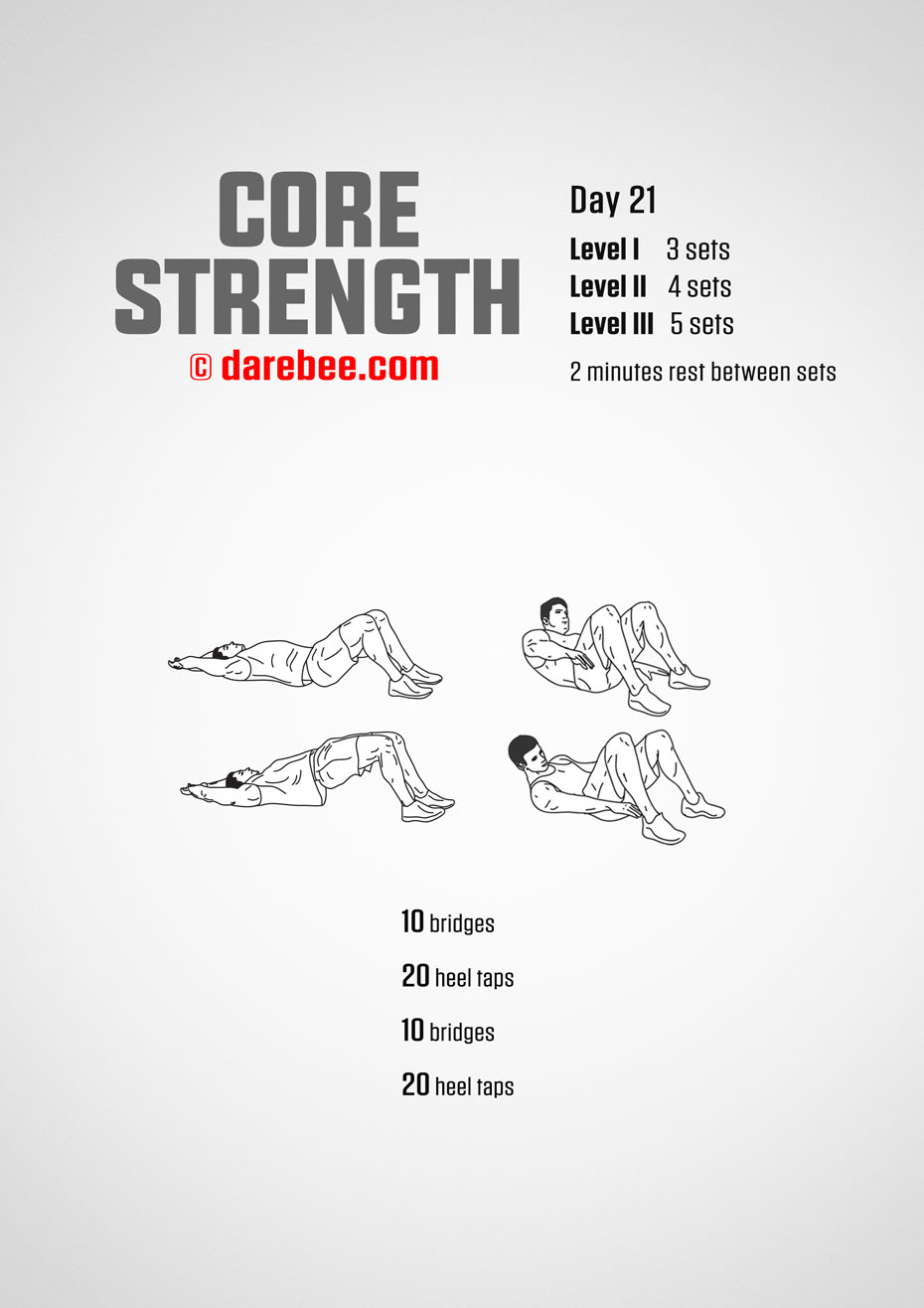 Core Strength - 30 Day Core Bodyweight Program