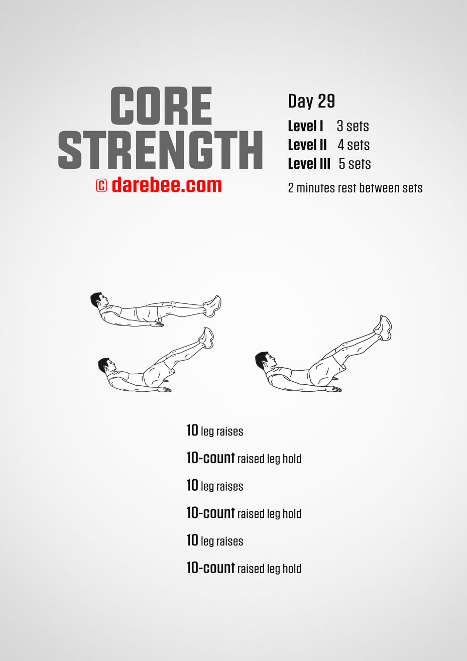 Core Strength - 30 Day Core Bodyweight Program