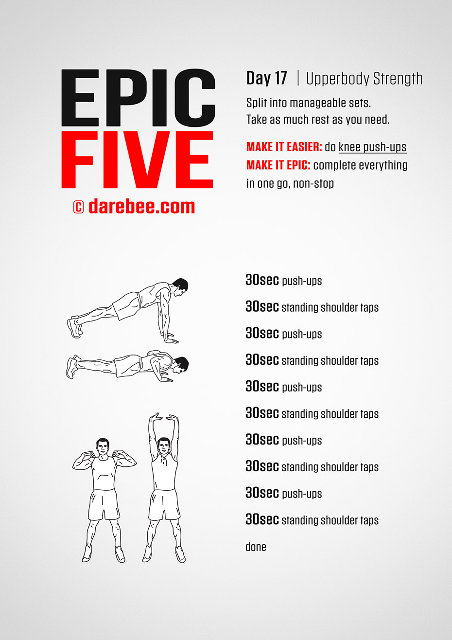 Epic Five: 30-Day Fitness Program