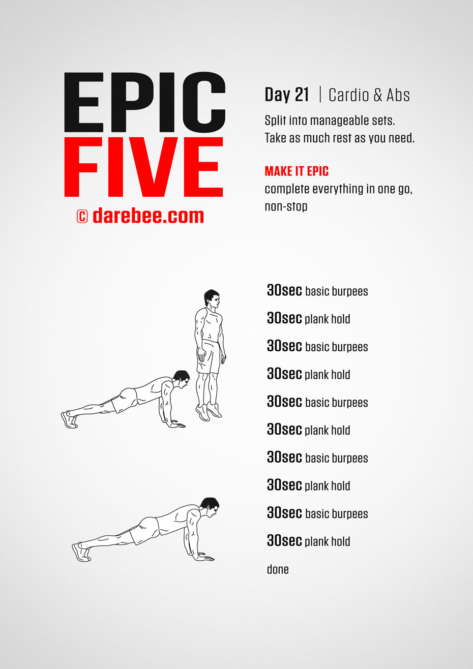 Epic Five: 30-Day Fitness Program